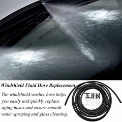 Windshield Washer Hose Kit – Includes 4 Meter Washer Fluid Hose & 12 Pcs Hose Co