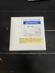 GD120/47MM (50 sheets/box) glass fiber filter paper