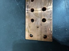 COPPER BUSBAR GROUND 4″ WIDE x 24” LONG x 1/2″ THICK 14+ POUNDS LARGE