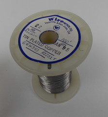 QQW343H22S1T MIL Surplus Buss Wire 22 AWG Tin Plated 100′ NOS