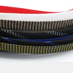 Ø16mm PET Expanding Braided Sleeving Wire Cable Harness Sheathing Various Colors