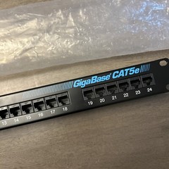 Black Box JPM902A-R2 GigaBase CAT5e Patch Panel – 24 Port
