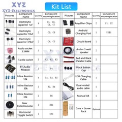 DIY Bluetooth Speaker Kit Stereo Amplifier Sound Circuit Board Component Welding