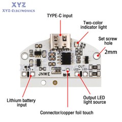 TYPE-C USB Desk Lamp Circuit Board Dimming LED Touch Night Light Control Module