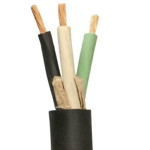 250′ 18/3 SOOW Portable Power Cable Flexible CPE Jacket Black 600V