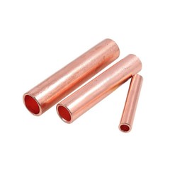 Copper Tube Butt Splice Wiring Joint Connecting Pipe Copper Tube Crimp Terminal