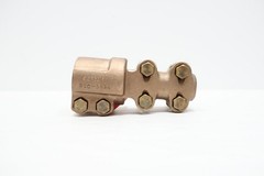 Sefcor 4/0-450M Straight Bolted Bronze Tee Connector