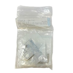6 Pcs Keystone Electronics 7140 Handle, Instrumentation, Round, Brass/Nickel