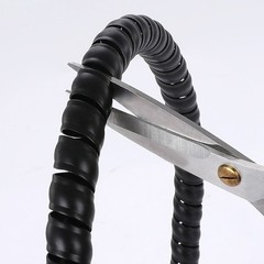 1M Spiral Cable Tidy Leads Binding For TV/PC/Home Cinema Wire Management