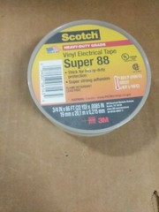 Set of 2 3M Scotch Super 88 Vinyl Electrical Tape 3/4″ x 66′