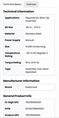 Elastimold 600AT High voltage Power Lineman Tool 15-35kV Assembly Tool Stick-Op