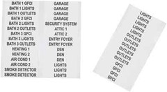 Klein Tools 56255 Wire Marker – Household Electrical Panel w/ Directory