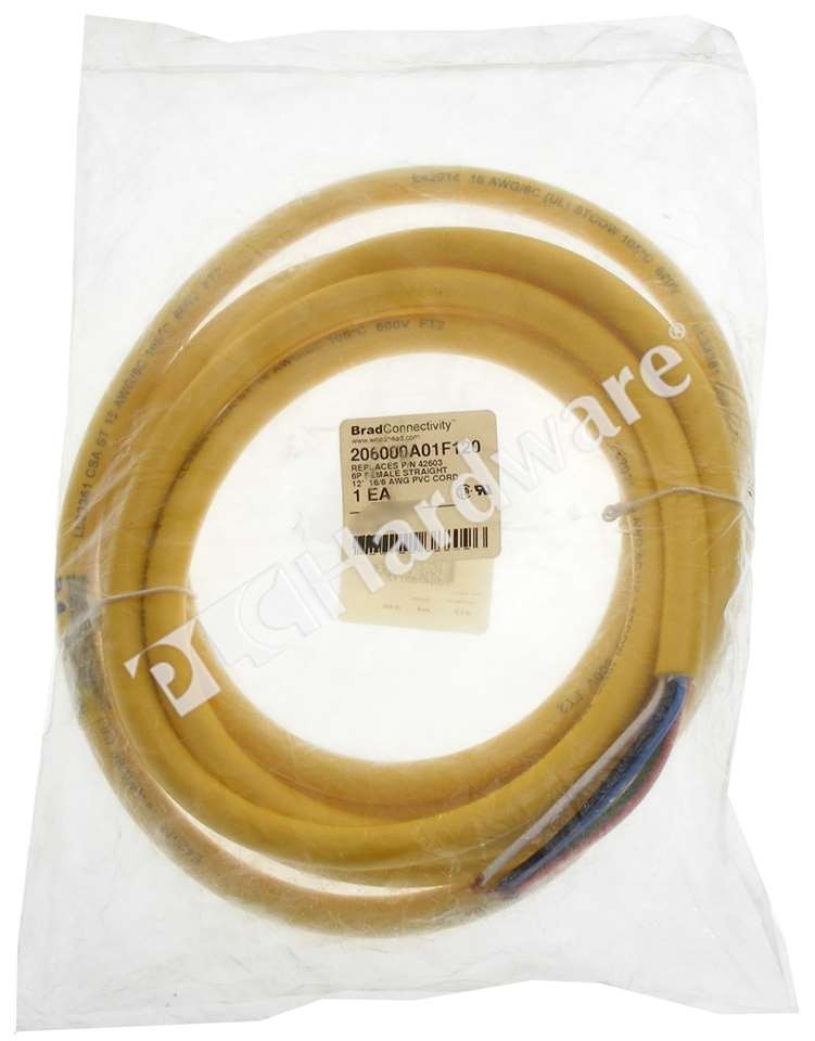 Sealed Pre-owned Woodhead 206000A01F120 Mini-Change B-Size Single-Ended Cordset