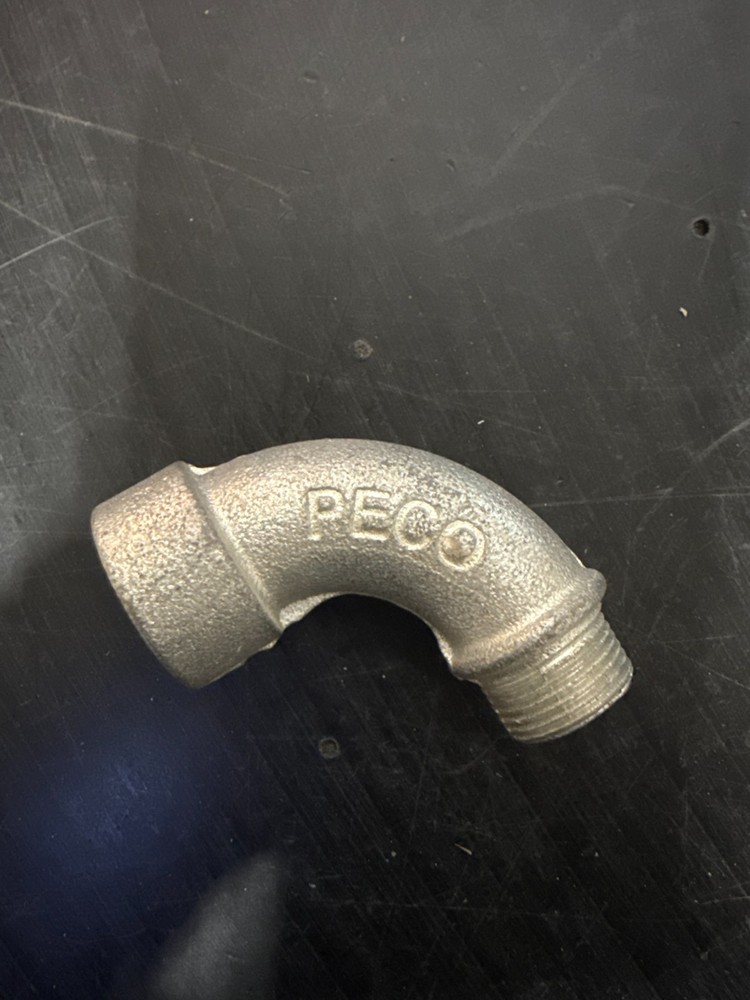 NEW-OPEN BOX: PECO 1 INCH 90 DEGREE STREET ELBOW M/F THREADED PIPE FITTING