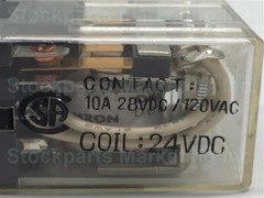 Omron LY4-UA-DC24 LY4UADC24 Relay 24VDC 10A 28VDC/120VAC 30 Days Warranty