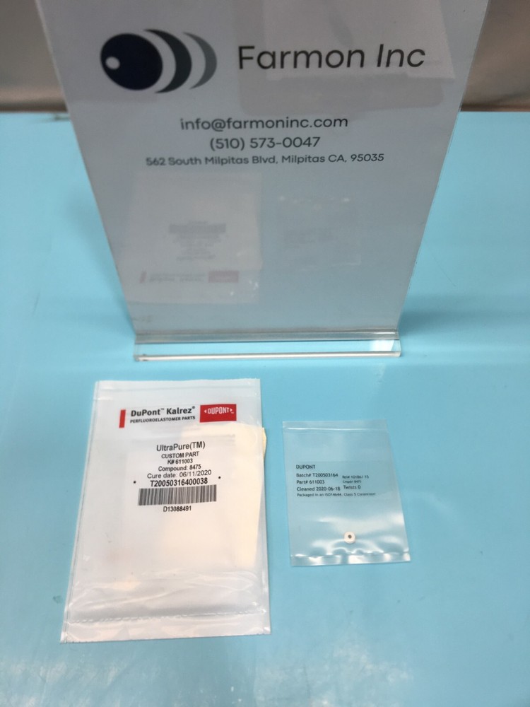 2 KALREZ ULTRA PURE CUSTOM PART K#611003, COMPOUND:8475 INSERT MUSHROOM, 190656