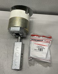 WireMold 6STCP 6AT MultiService Pre-Wired Recessed Poke Through Assembled Device
