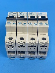 General Electric V-Line C2, C10, C15, C30 Circuit Breaker [Lot of 4]