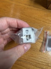 Lot Of 3 Wattstopper LMRJ-CS8 V.2 DLM RJ-45 Coupler/Splitter – New In Package