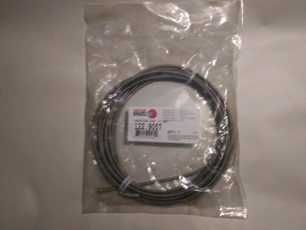 ABICOR BINZEL 122.9057 .035-.045 17′ ABC LINER STEEL CABLE NEW