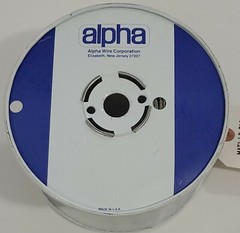 Alpha Wire 2150 Tinned Copper Oval Braid I.D. 11/16″ (17.46mm) 7 Awg 99Ft 30M