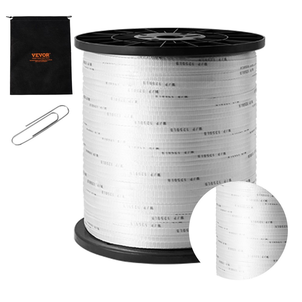 VEVOR Polyester Pulling Tape Mule Tape 1/2″ x 5249′ 1250 lbf Tensile Capacity