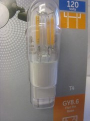 GE General Electric LED Light Bulb 4 Watt GY8.6 Pin Base 400 Lumens 93129029 50W