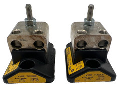 Buss BH-0121 Fuseblocks 1 Pair of Modular Fuseblocks 100A 700V 1/4 Stud Size New
