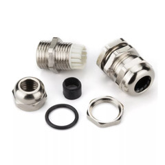 M12-M64 Brass Nickel Plated Metal Waterproof Cable Gland Compression Glands IP68