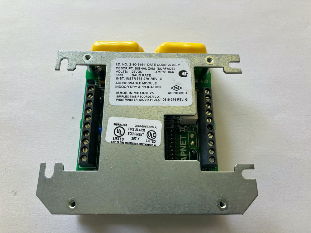*FREE SHIP* SIMPLEX 2190-9161 Signal Zam (SURFACE) SIGNALING DEVICE FIRE ALARM