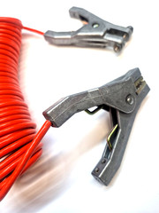 Coiled Ground Wire (2) Hand Clps ALS-10A-1-20 Ft.
