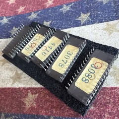 ** Quantity 5 ERASED ** Fujitsu MBM2764-25 EPROM PROM