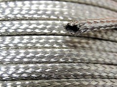 Tubular Braided Shield Tinned Copper Wire 1/8″ Wide Ground Strap USA 15′ FT
