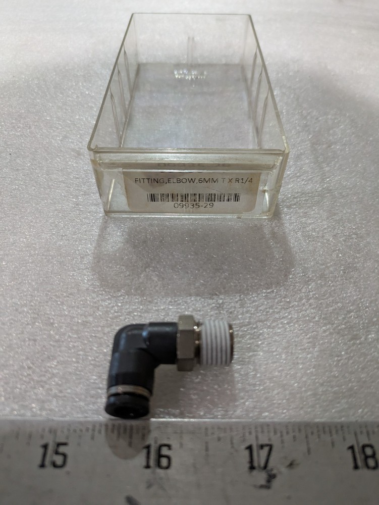 SMC 6mm Tube x R1/4 BSPT Male Elbow Push-In Pneumatic Fitting 7/ORDER
