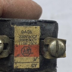 ALLEN BRADLEY OAO6 220V 60HZ 208V 60HZ 110V 25HZ BLACK COIL ⭐
