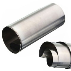 304 Silver Stainlesss Steel Fine Plate Sheet Hardware Foil Strip 0.1x100x1000mm