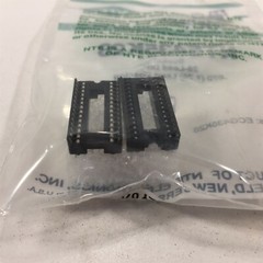 (6) NTE435K28 Socket 28 Lead DIP Type Package, 0.070 (1.78) Spacing – Lot of 6