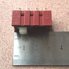 ARCOLECTRIC ENGLAND T2327H / .23. Slide Switch 8 Pins 3 Positions 16A 300VAC