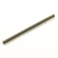 5Pcs Gold Plated 1mm 1.0mm Pitch 2×50 100 Pin SMT Male Double Row Header Strip