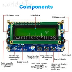 DC 5V CW Morse Code Decoder Circuit Board Welding Practice DIY Electronic Kit