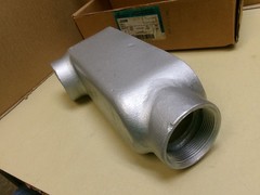 Crouse-Hinds LB-200 M 53, 2″ Form 5 Conduit Body with Rollers