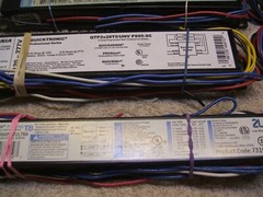 6 ELECTRONIC BALLASTS 2P59 T8, 2P60 T12, 2P28T5 RETIRED ELECTRICIAN