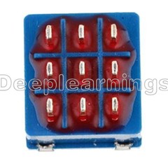1/2/5/10PCS 9pin Guitar Effects Pedal Box Stomp Bypass 3PDT Foot Metal Switch