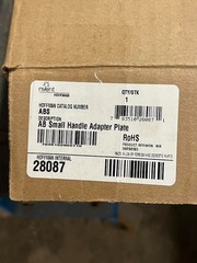 nvent Hoffman 28087 Operator Adapter Universal Cutout ABB ABS Small Handle New