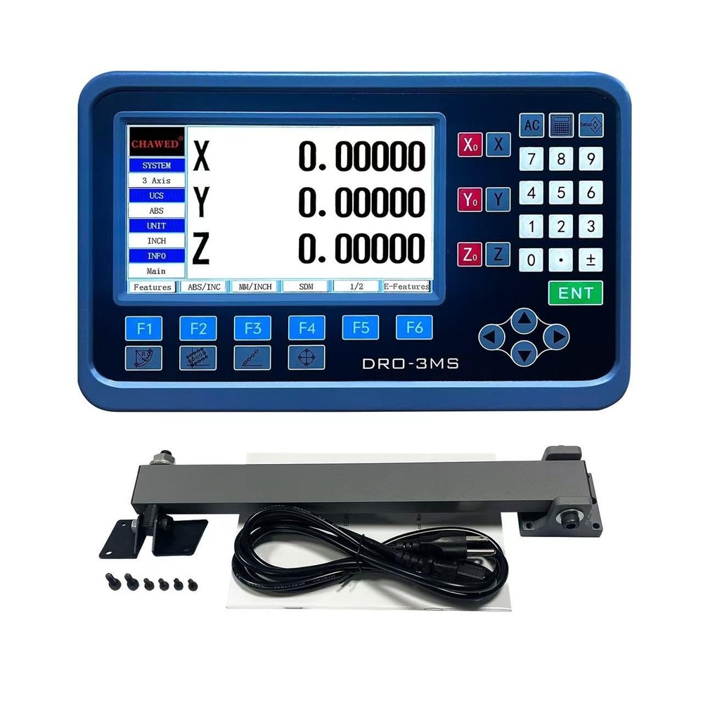 DRO Digital Readout 2 Axis 3 Axis 7in LCD Screen