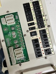 Electronic Multi-Control Panel with Circuit Board and Switches