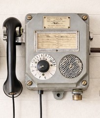WWII United States Instrument Co Sound Powered Phone Station A542 Navy Military