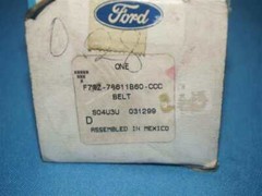 Ford F75Z-78611B60-CCC F75Z78611B60CCC Belt Assy Front Seat Center T NEW NOB