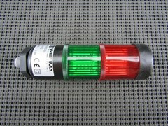Werma 693 510 55 Stack Light 24VDC Red/Green IP65 2 Light Elements 693.510.55