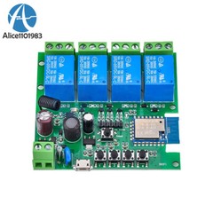 Smart Wifi Switch Relay Module AC 85-220V 4 Channels for Tuya Alexa Google Home